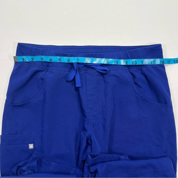 Figs LIMITED EDITION Kade Cargo Scrub Pants - deep royal blue, M Tall - Picture 6 of 10
